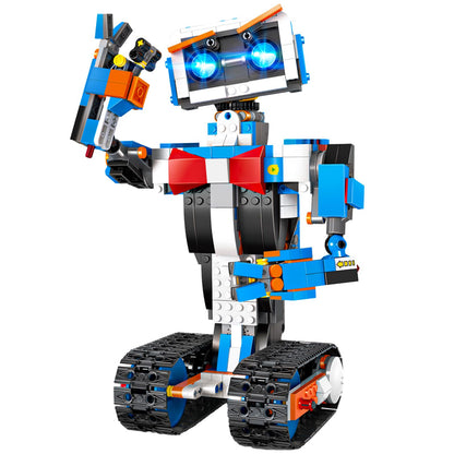 OKK Robot Building Toys for Boys STEM Projects for Kids Ages 8-12 Remote & APP Controlled Engineering Learning Educational Coding DIY Building Kit Rechargeable Robot Toy Gifts for Girls (635 Pieces)