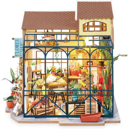 ROBOTIME Emily's DIY Flower Shop Kit