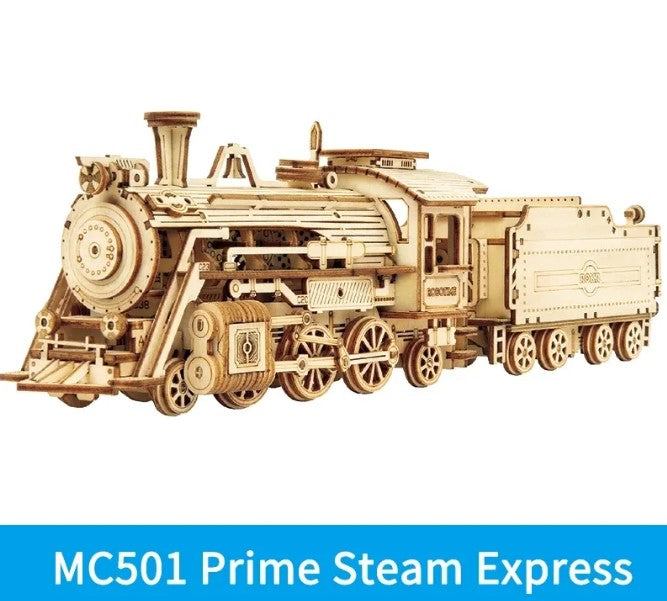 3D Train Builder Puzzle
