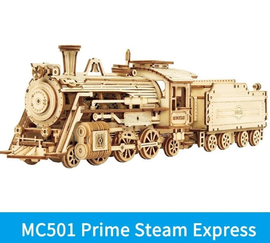 3D Train Builder Puzzle