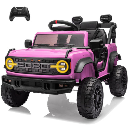 Raptor Kid Cruiser: Remote Control Ford Bronco 12V Electric Ride
