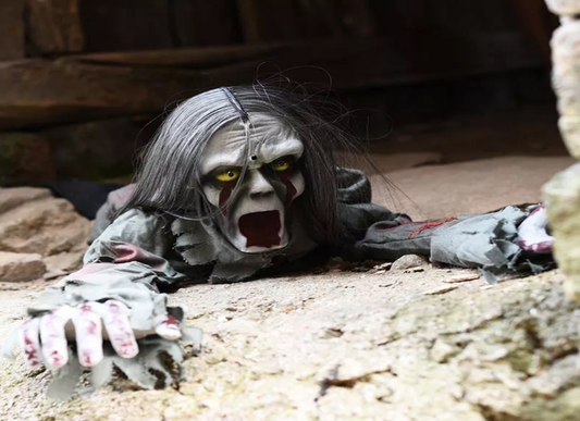 Halloween Haunted House Decorations with Creepy Props