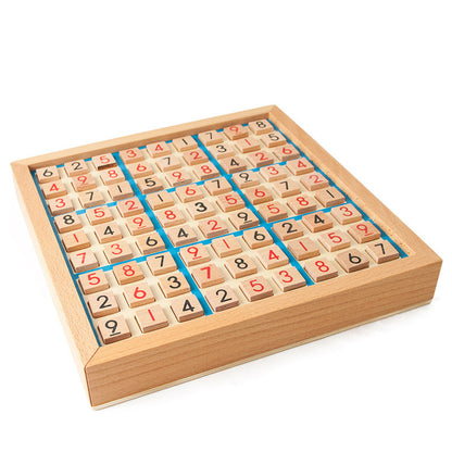 Wooden Sudoku Game for Adults and Kids Educational Toy