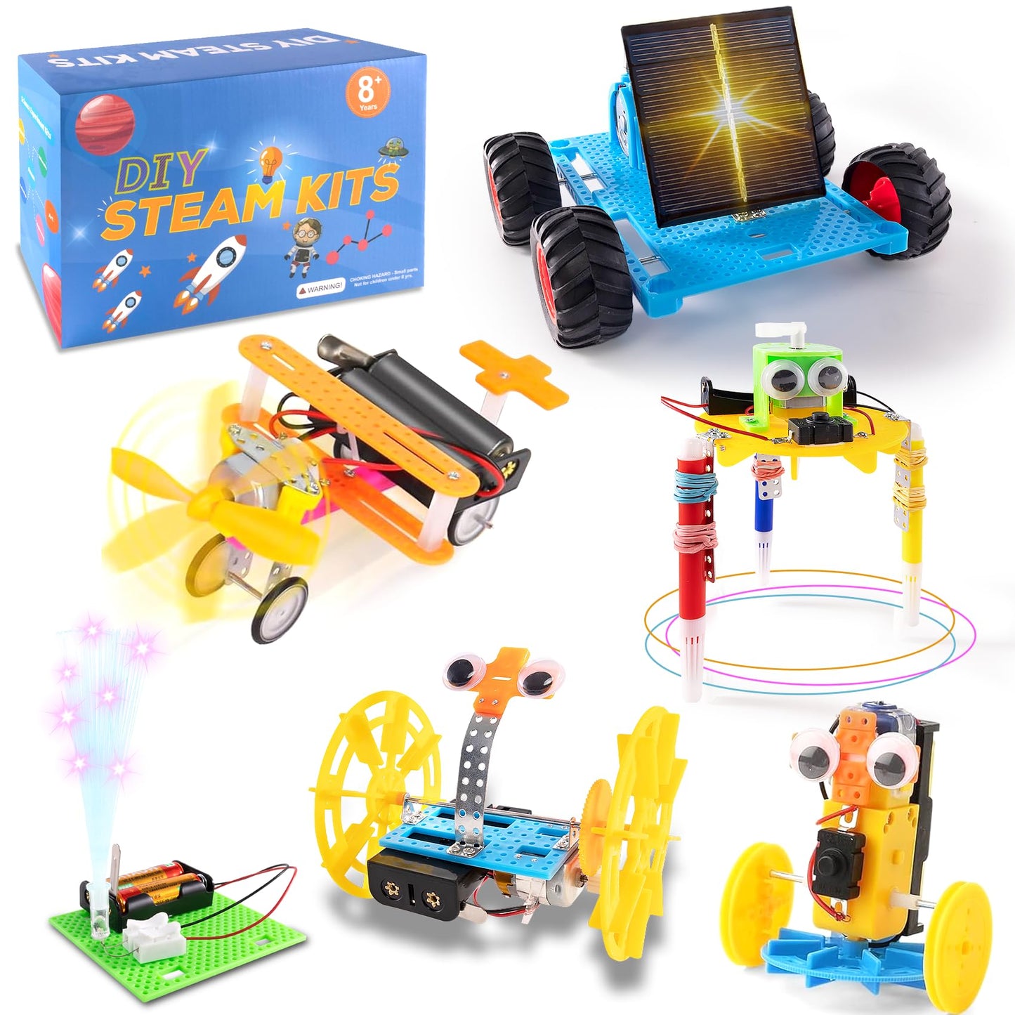 Stem Toys for Boys Age 8-12: Robotics Science Kits for Kids 8-10| Engineering Building Toy Electronic Motor Robot Craft for Boy 5-7| Christmas Birthday Gifts Toys for Boys 6 7 8 9 10 11 12 Year Old